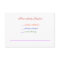 3.5x5 Gay Wedding Rainbow LGBT Pride RSVP Textured