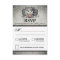 3.5x5 Halloween Skeleton Black Gray Matching RSVP