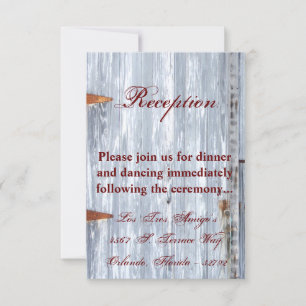 3.5x5 Reception Card White Wash Wood Barn Door Cou