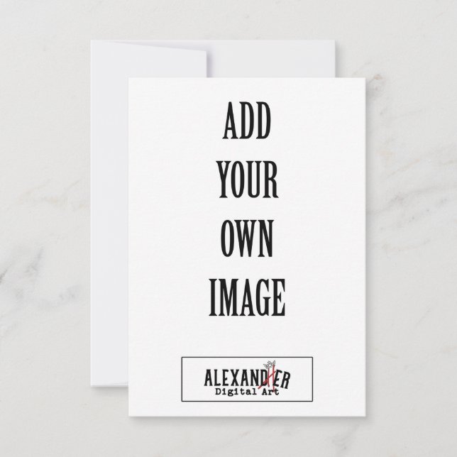 3.5x5" Vertical A1 Flat Card (Front)