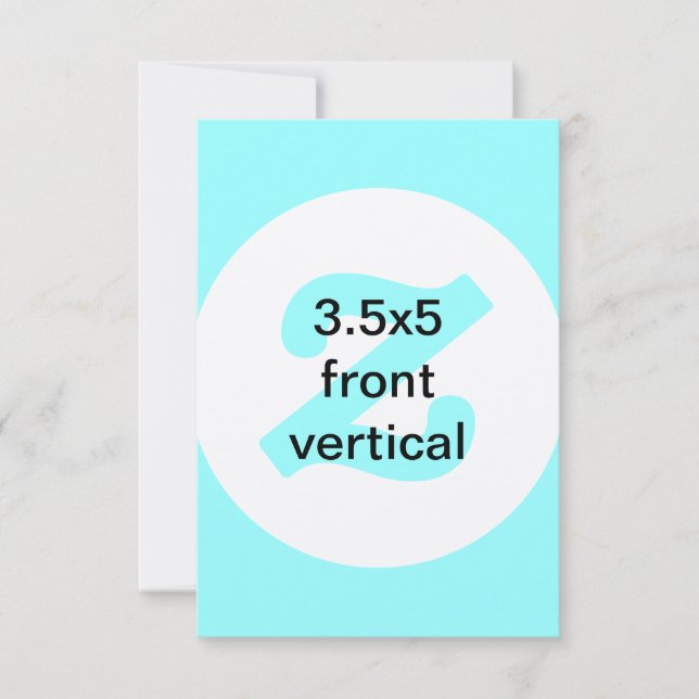 3.5x5 vertical invite (Front)