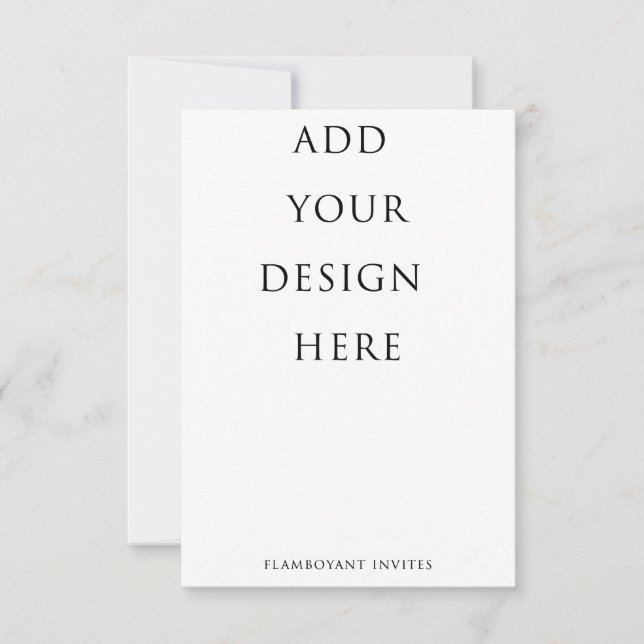 3.5x5" Vertical RSVP / Enclosure Card (Front)