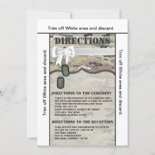 3.5x6 Directions Card Army Air Force OCP Camo Uni