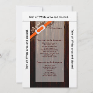 3.5x6 Directions Card Barn Wood Diamond Ribbon