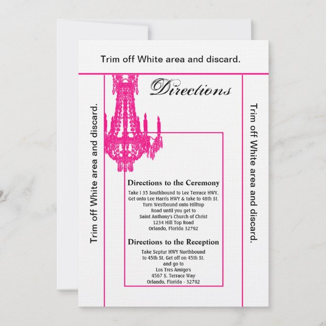 3.5x6 Directions Card Crystal Chandelier Glitz Gla (Front)