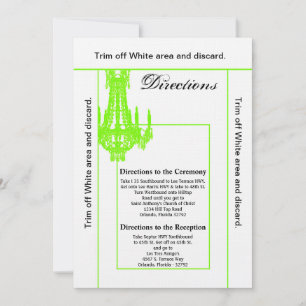 3.5x6 Directions Card Crystal Chandelier Glitz Gla