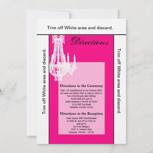 3.5x6 Directions Card Crystal Chandelier Glitz Gla (Front)