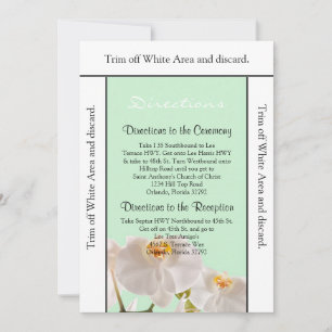 3.5x6 Directions Card Green & Orchid