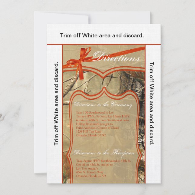 3.5x6 Directions Card Hunters Camofloug (Front)