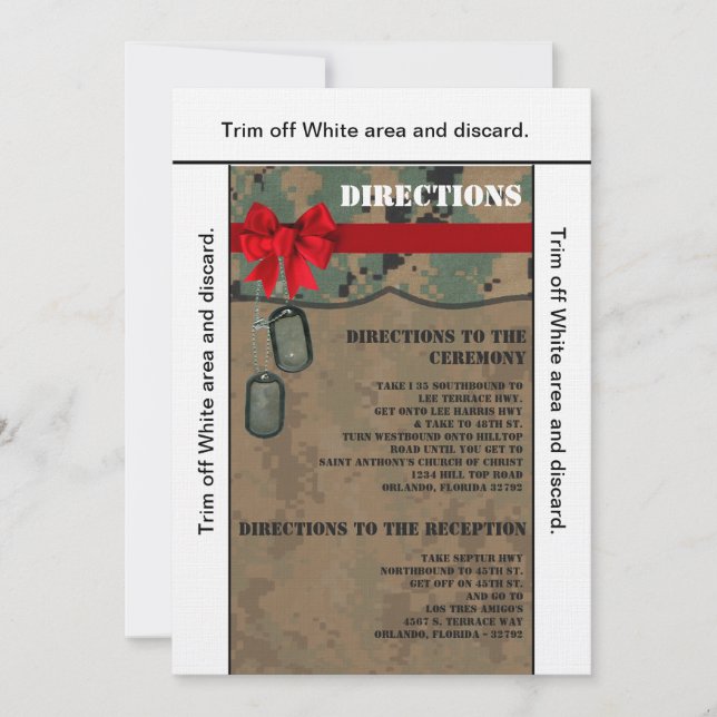 3.5x6 Directions Card Marine DIGITAL PRINT (Front)