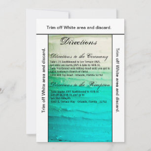 3.5x6 Directions Card Ombre Frosting Blue