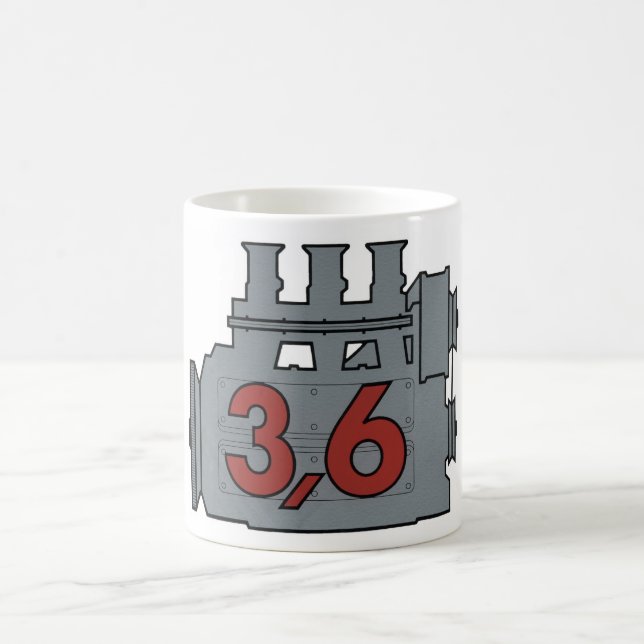 3,6 engine coffee mug (Center)