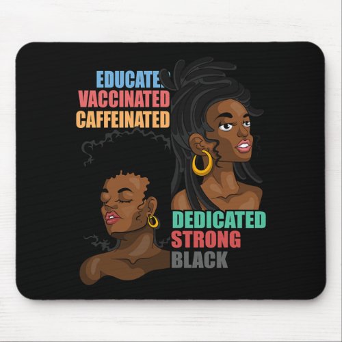 3 African American Woman Equality Black Strong Pro Mouse Pad