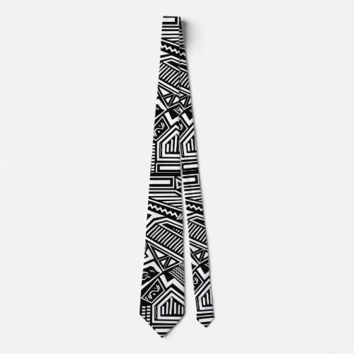 3 African print tie