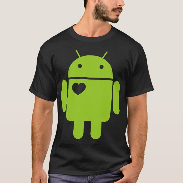 <3 Android T-Shirt (Front)