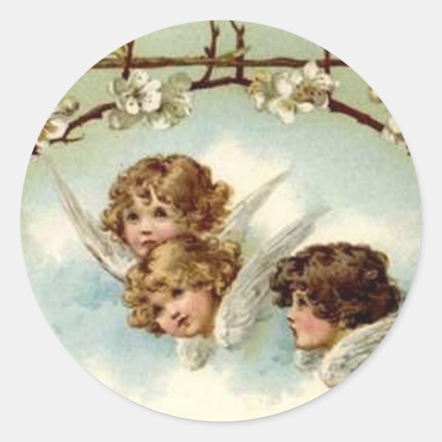 3 Angels Under Flower Arch - Sticker (Front)