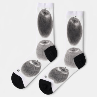 3 apples vertical socks