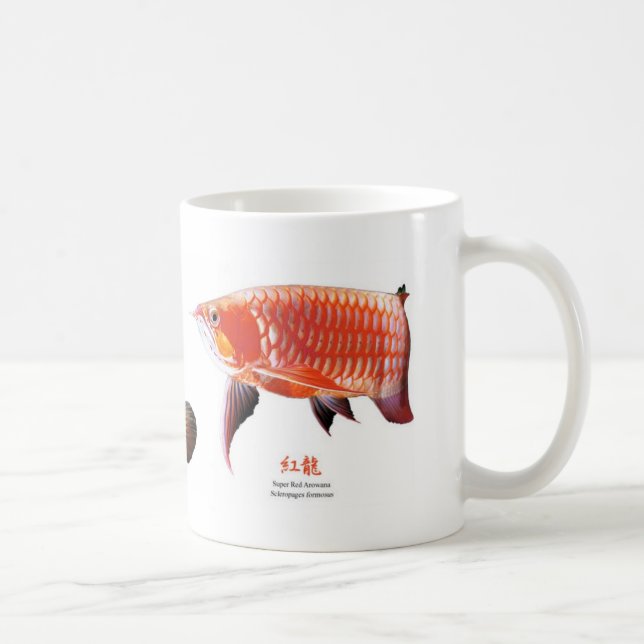 3 Asian Arowanas Coffee Mug (Right)