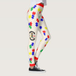 # 3 Autism Awareness  - Leggings<br><div class="desc">Leggings Style AND comfort can both be king in one perfect pair of custom leggings. Custom made with care, each pair of leggings is printed before being sewn, allowing for fun designs on every square inch. Medium weight fabric is sturdy, yet breathable, stretches to fit your body, hugs in all...</div>