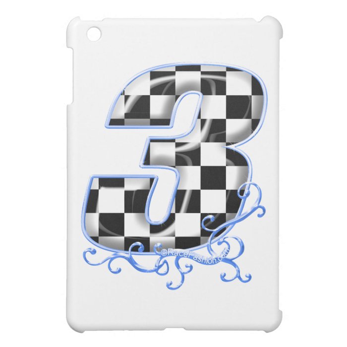 3 auto racing number cover for the iPad mini