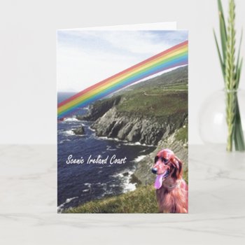 3. Awesome Ireland Scenic Coast St. Patrick's Day Card by 4westies at Zazzle