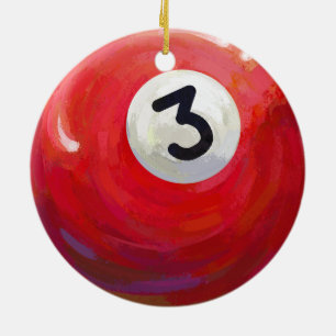 3 Ball Ceramic Ornament