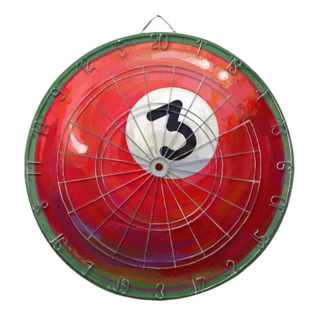 3 Ball Dartboard With Darts (Front)