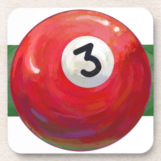 3 Ball Drink Coaster (Front)