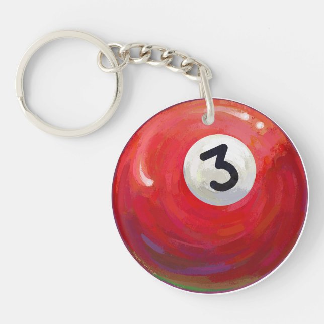 3 Ball Keychain (Front)