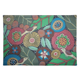 3 Bird Botanical Placemat
