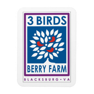 3 Birds Berry Farm Magnet