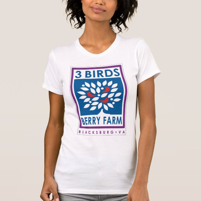 3 Birds Berry Farm Organic T-Shirt (Front)