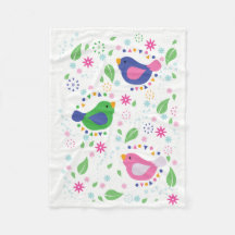 3 Birds Kids Blanket
