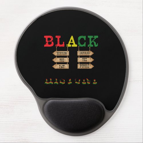 3 Black History Month African American Black Pride Gel Mouse Pad