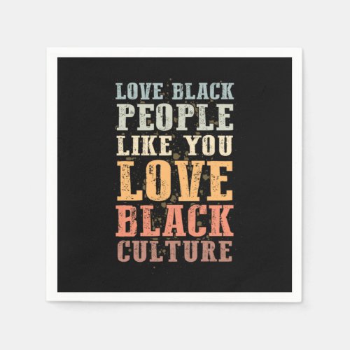 3 Black History Month Support Gift Manuel Napkins