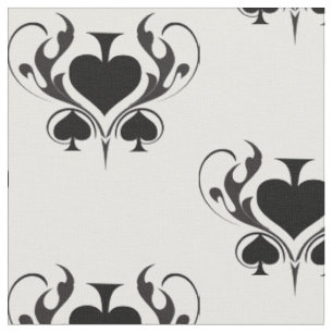 3 Black Spades Tribal Thunder_Cove Fabric
