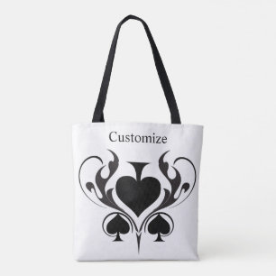 3 Black Spades Tribal Thunder_Cove Tote Bag