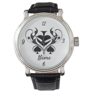 3 Black Spades Tribal Thunder_Cove Watch