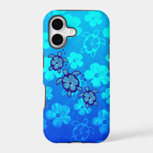 3 Blue Honu Turtles iPhone 17 Case