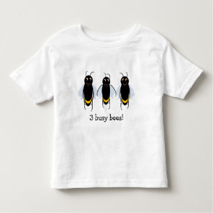 3 Busy Bees BuzzAboutBees cotton toddler t-shirt