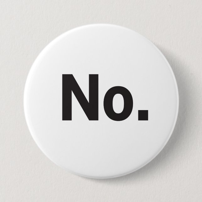 3" Button: No. Button (Front)