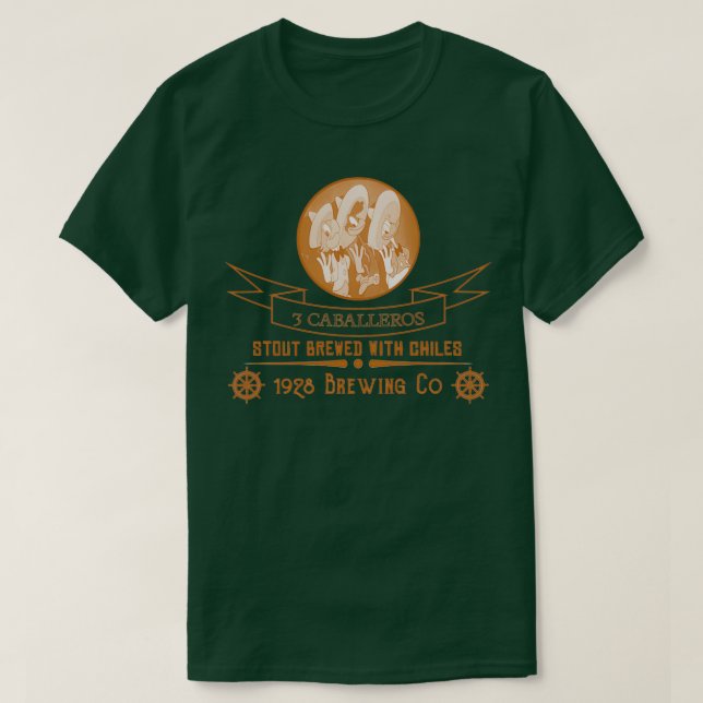 3 Caballeros Stout classique T-Shirt (Design Front)