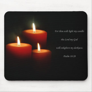 3-Candle Verse Mouse Pad