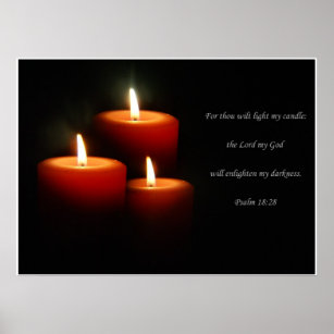3-Candle Verse Poster