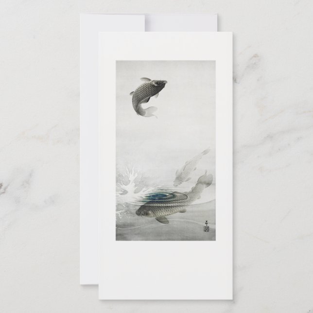 3 carps holiday card (Front)