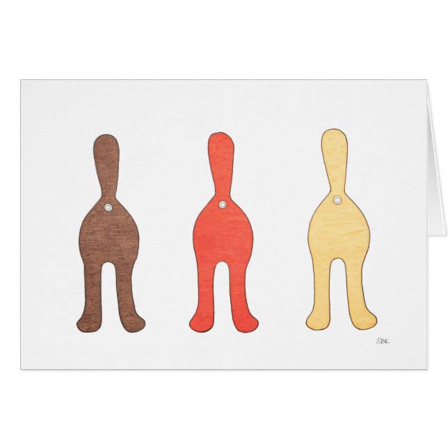 3 Cat Butts #1 Cards (Front Horizontal)