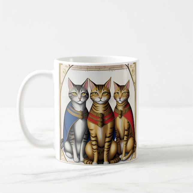 3 Cats Mug (Left)