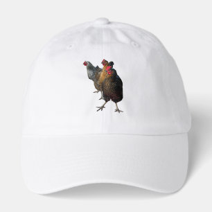 3 Chicken Hens Baseball Cap