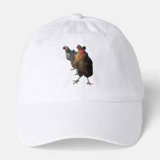 3 Chicken Hens Baseball Cap 
