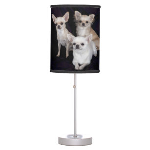 3 chihuahuas table lamp